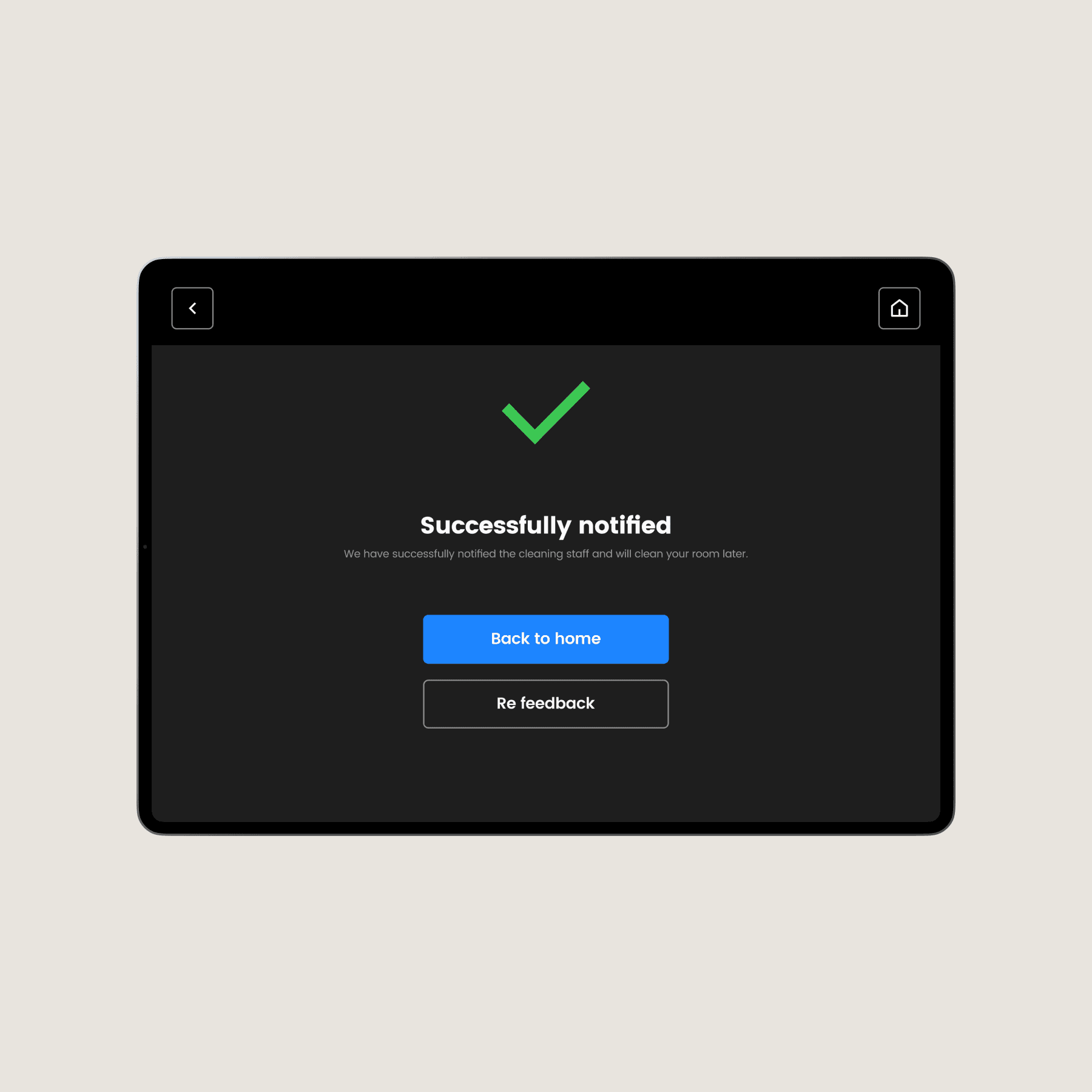 Cleaning Requests