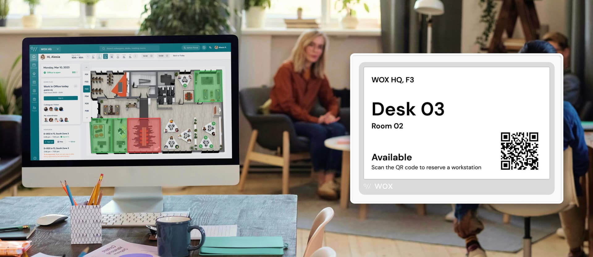 E-ink Desk Panel