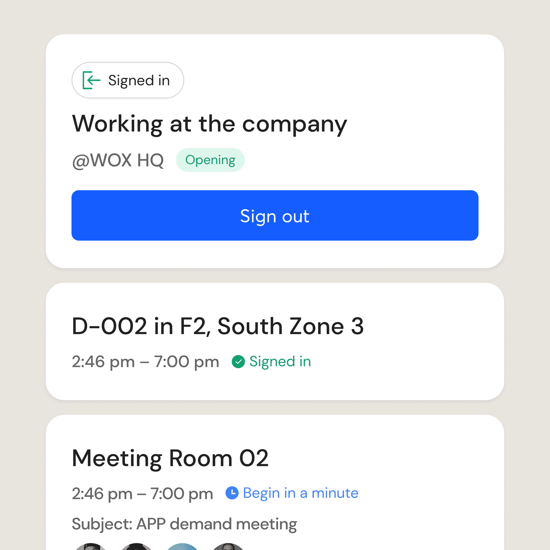 Easily Accessible Flexibility in the Workplace