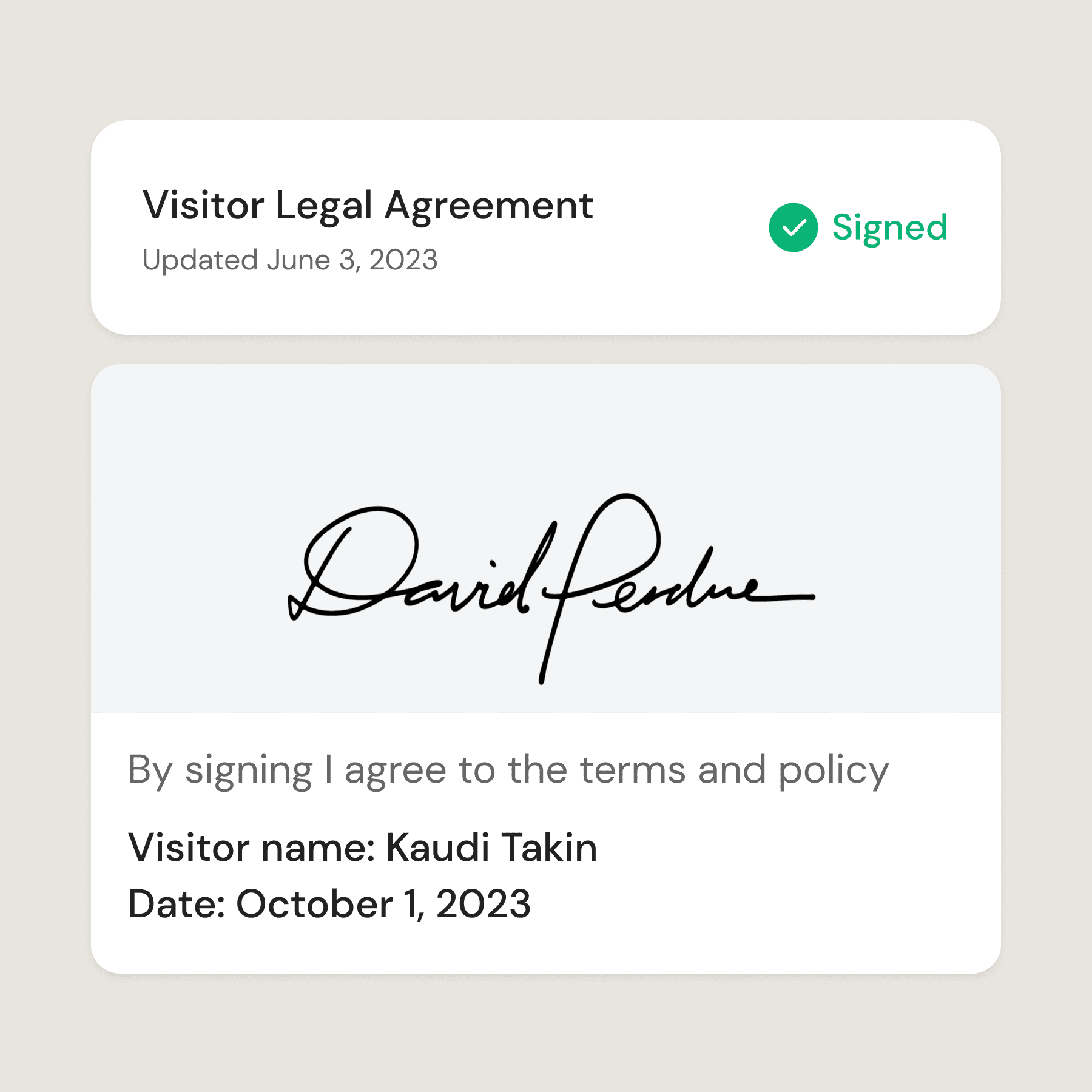 Self-Registration
