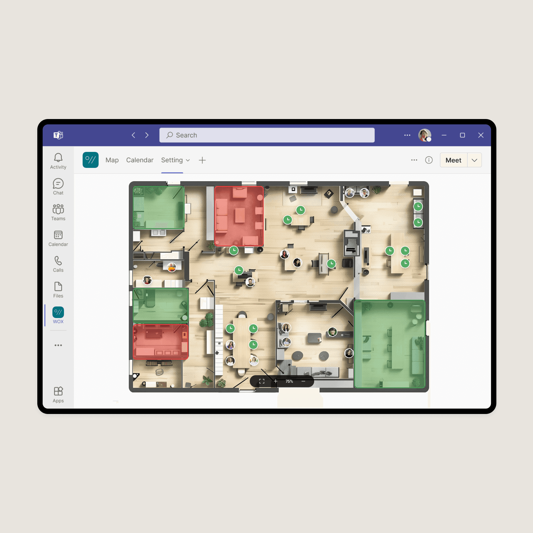 Microsoft Teams App for Desk Booking & Room Booking