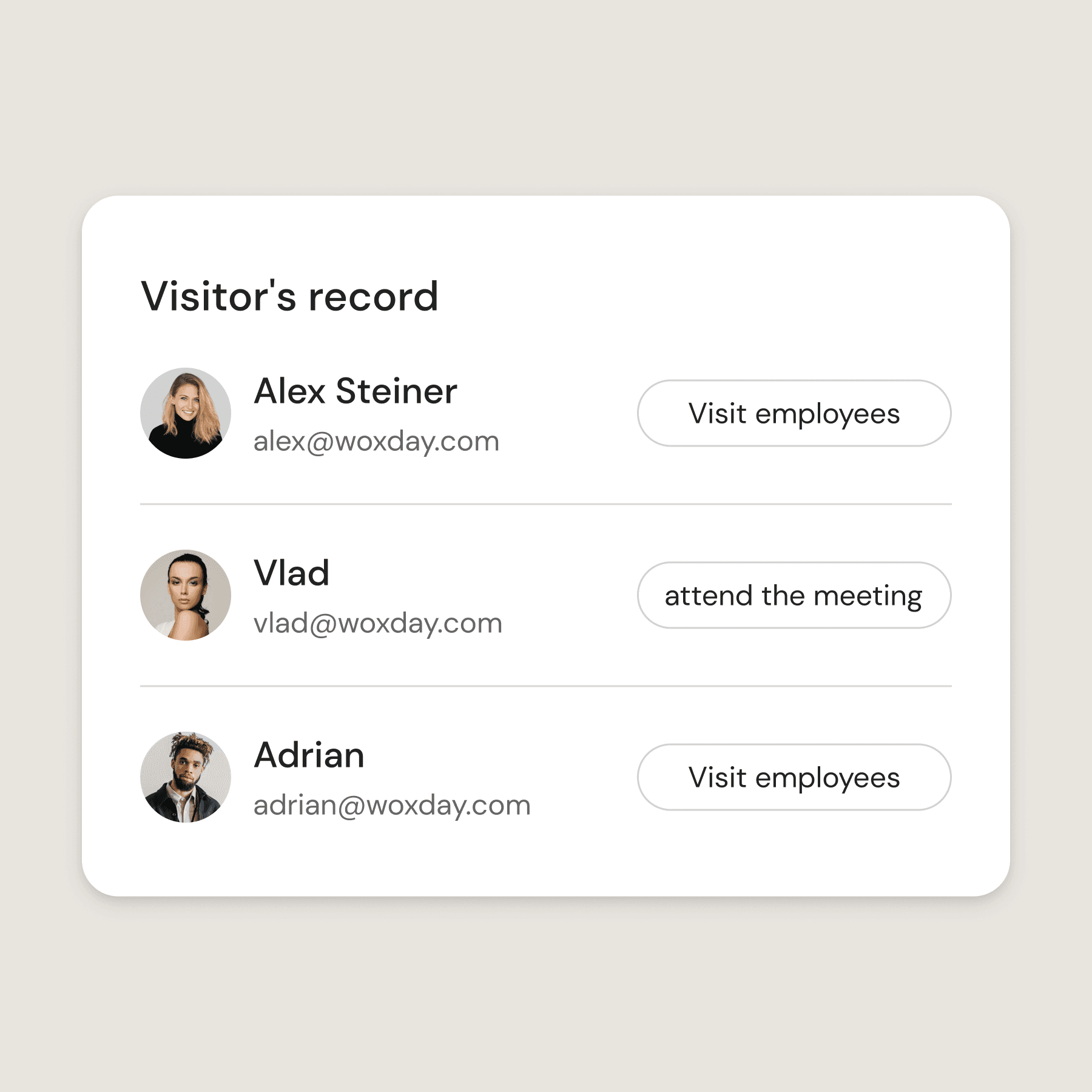 Visitor Records