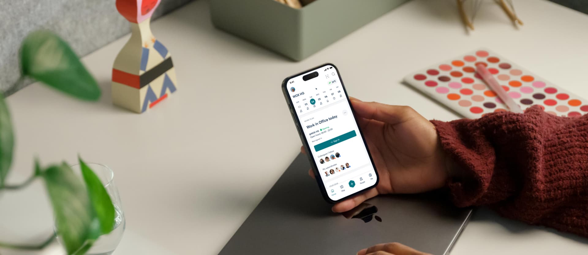 WOX Mobile app - Hybrid Work Everywhere