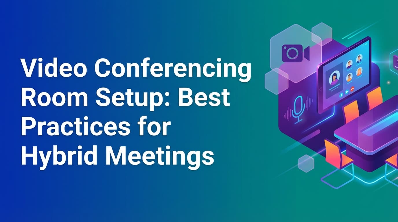 Video Conferencing Room Setup: Best Practices for Hybrid Meetings